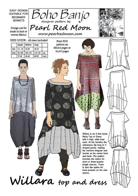 the sewing pattern for this women's dress is easy to sew