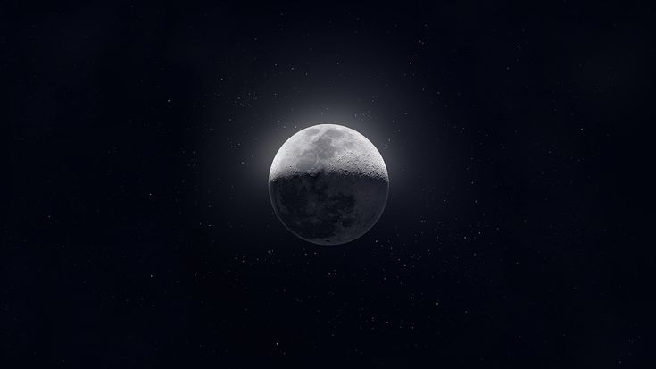 an image of the moon taken from space