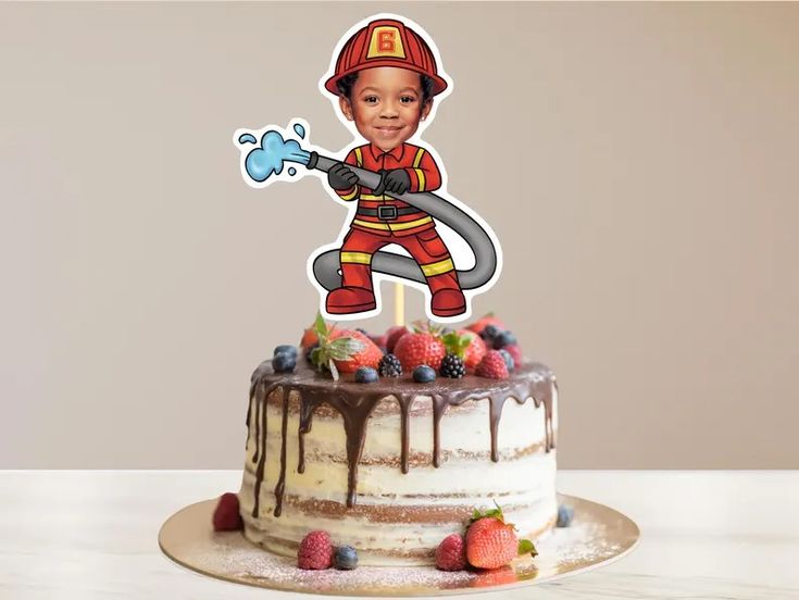 Firefighter Personalized Face Cake Topper Firefighter Birthday Party Firefighter Retirement Party - Etsy Canada Face Cake Topper, Firefighter Birthday Party, Firefighter Retirement, Face Cake, Firefighter Birthday, Creative Party Ideas, Diy Cake Topper, Retirement Party, Retirement Parties