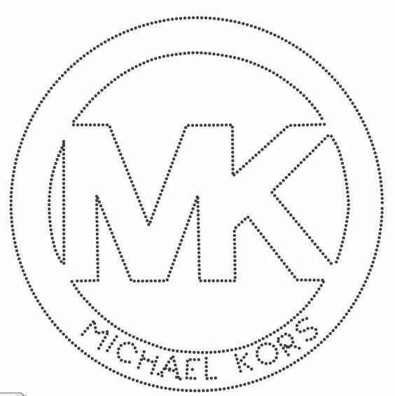 the michael kohl logo is shown in black and white, with dotted lines across it