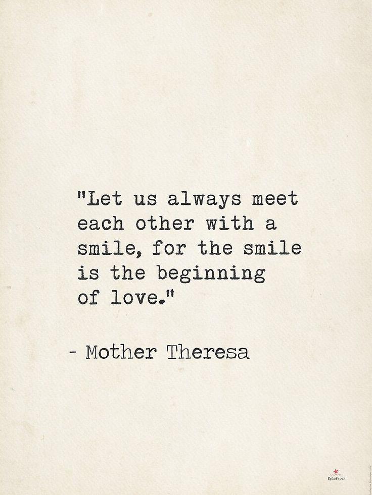 a quote from mother teresa about love