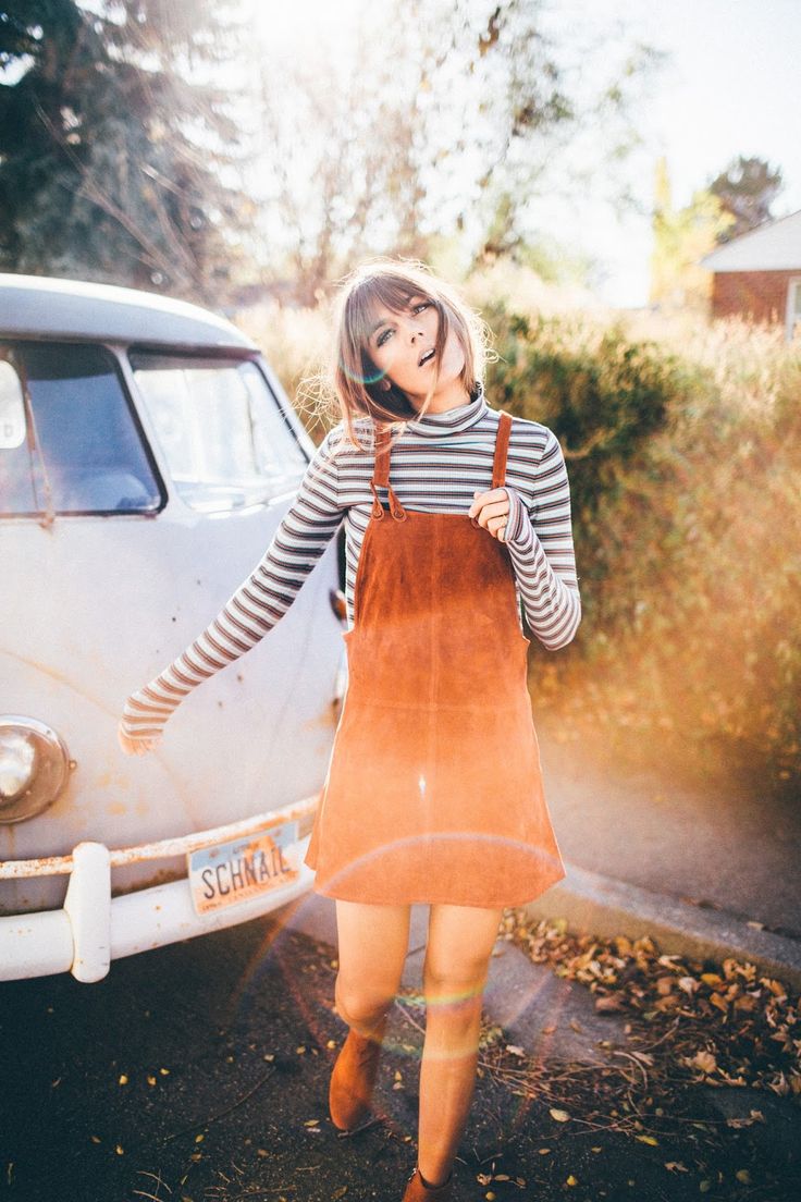 TESSA BARTON: FRIENDS GIVING with Urban Outfitters Friends Giving, Look Hippie Chic, Bridget Bardot, Mode Hippie, Jane Birkin, Vw Bus, Estilo Boho, Orange Dress, Mode Inspiration