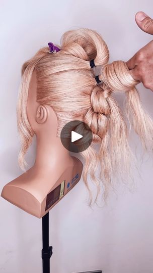 26K views · 1.4K reactions | ✨💕 EASY, CUTE MOHAWK STYLE HAIR UP DO USING PONYTAILS! ✨💕 Hair Up Do Tutorials @markjohnhair LONDON 
.
.
#updo #updos #hairup #hairups #hairtutorial #hairfashion #hairideas #mohawk #hairvideos #hairvideo #ponytail #hairreels #réel #reel #reels #igreels #weddinghair #bridalhair #bridalhairstyle #hairart #hairartist #hairartistry #artist #art #cute #cutehairstyles #hairtransformation #easyhairstyles #easydiy #easyart | Mark Nelson-Wolter | coldbrew.wav · candy coated raindrops Mohawk Updo, Hair Up Do, Mohawk Styles, Wedding Updo, Artistic Hair, Art Cute, Style Hair, Hair Transformation, Hair Art