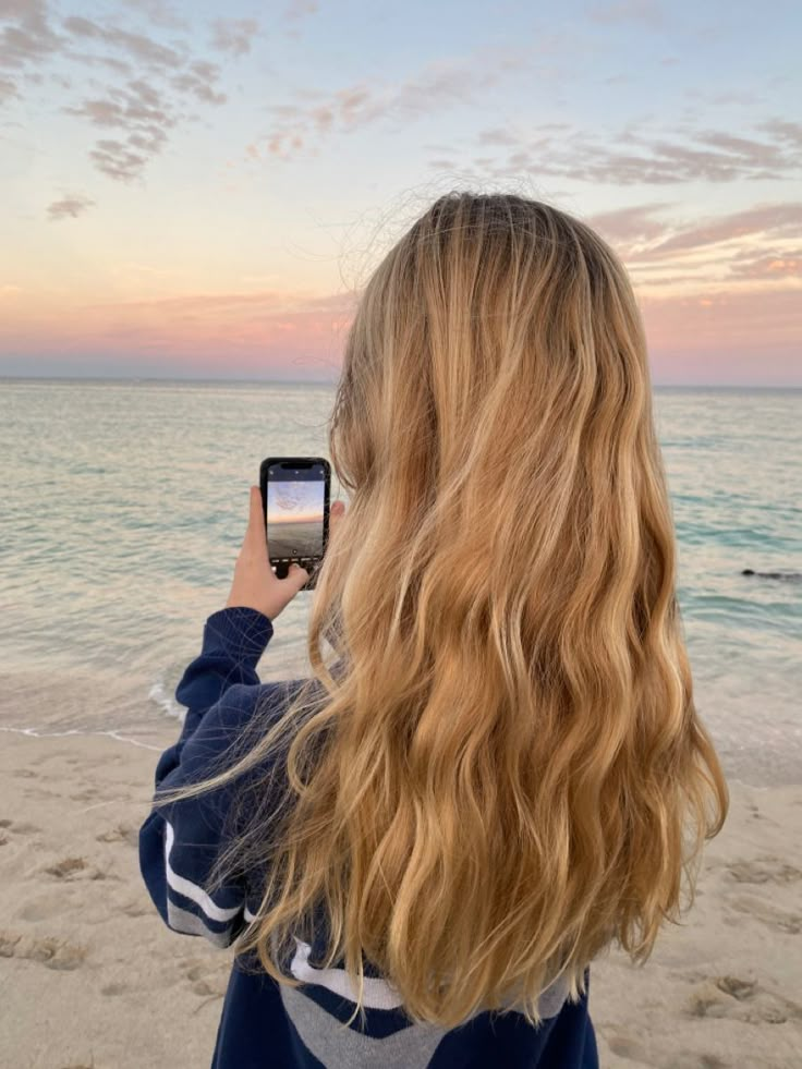 Blonde Beach Hair, Beach Hair Color, Life Aspirations, Blonde Beach Waves, Dreamy Hair, Perfect Blonde Hair, Bronde Hair, Perfect Blonde, Summer Loving