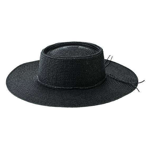 Stay covered and stylish in our black large brim oval crown boater. Features: 3.5" brim Hat size: 57cm One size 100% paper Straw Visor, Sand Cloud, Crochet Hat For Women, Black Fedora, San Diego Hat, Blue Peach, Brim Hat, Ball Cap, Wide Brimmed