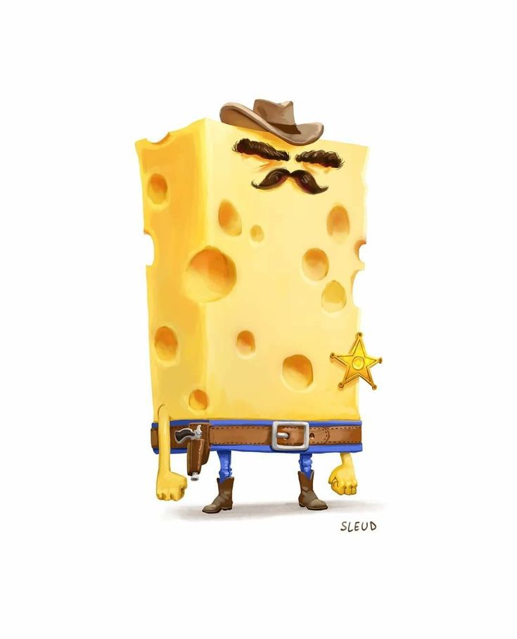 a piece of cheese that is wearing a cowboy hat and glasses with his hands on his hips