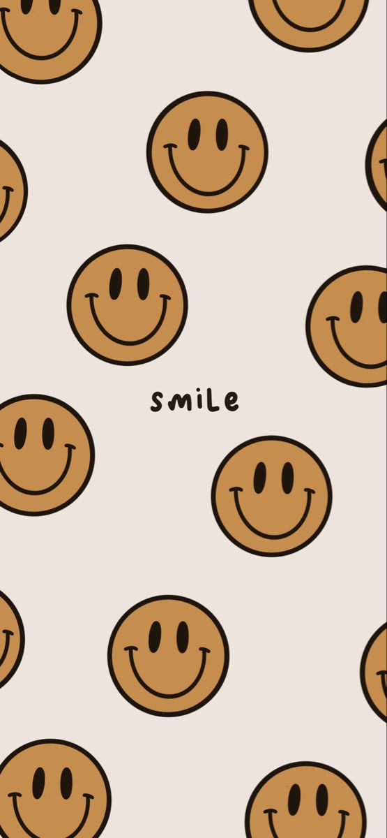 a group of smiley faces with the words smile on them