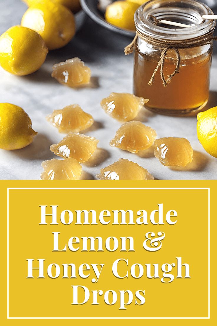 homemade lemon and honey cough drops are the perfect way to get rid from cold weather