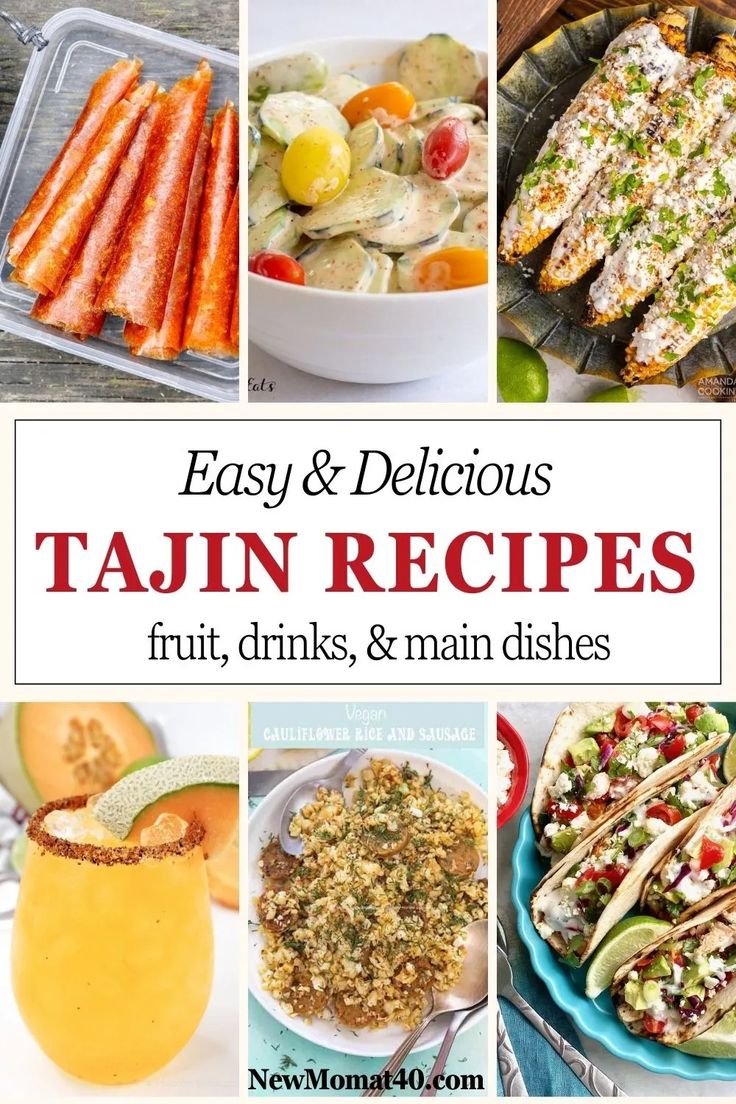 many different dishes are shown with the words, easy and delicious tahitin recipes