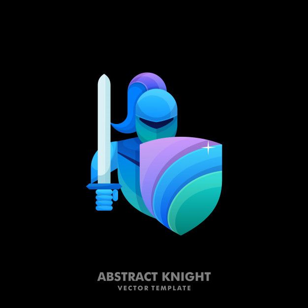 Knight colorful illustration vector | Premium Vector #Freepik #vector #logo #banner #school #icon Knight Vector, Knight Illustration, Banner School, Knight Logo, Logo Banner, Youtube Banner Design, School Icon, Human Logo, Colorful Illustration