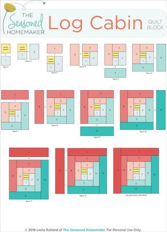 an image of the floor plan for a log cabin with different colors and sizes on it