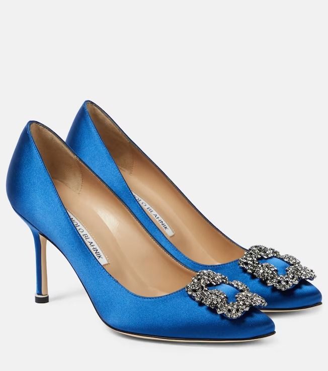 Manolo Blahnik for Women | Mytheresa Manolo Blahnik Hangisi Outfit, Josephine Bonaparte, Manolo Blahnik Blue, Manolo Blahnik Pumps, Manolo Blahnik Hangisi, Manolo Blahnik Heels, Mid Heels Pumps, Designer Pumps, Manolo Blahnik Shoes