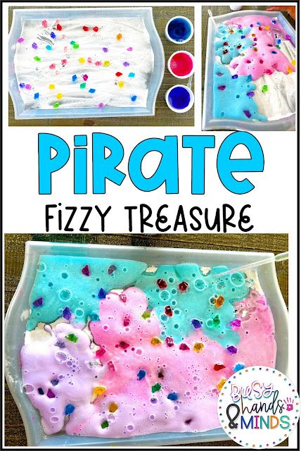 this is an easy and fun pirate craft for kids to do with their favorite colors