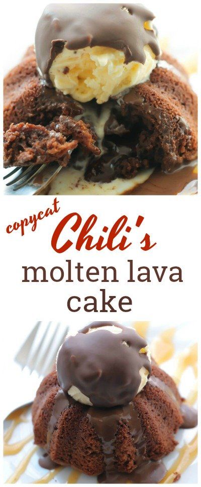 chocolate cake with ice cream on top and an oreo cookie in the middle that says, ` ` person's molten lava cake