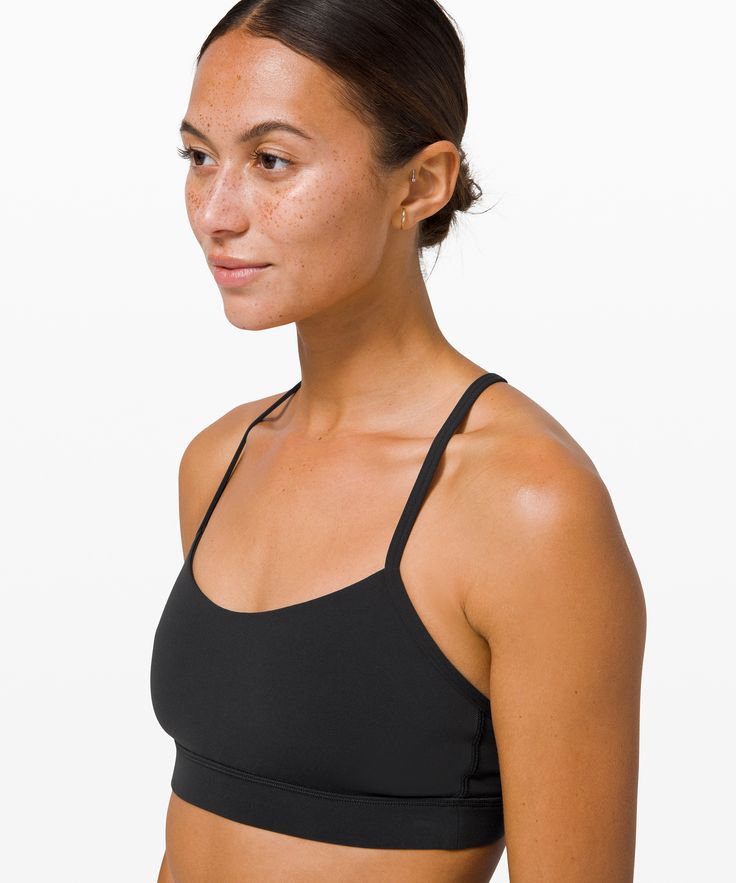 What bra We designed our classic racerback so you won't feel anything but your practice. Lululemon Fitted Bra With Built-in Support, Athleisure Bra With Light Support For Everyday, Everyday Athleisure Bra With Light Support, Medium Support Racerback Sports Bra For Everyday, Sporty Everyday Bra With Light Support, Fitted Lululemon Sports Bra, Everyday Light Support Sporty Bra, Functional Medium Support Sports Bra For Everyday, Functional Everyday Sports Bra With Adjustable Straps