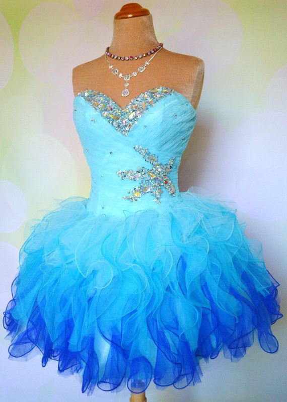 Blue Homecoming Dress Blue Formal Dress With Rhinestones, Blue Embellished Dress For Prom Season, Blue Sequined Mini Dress For Wedding, Embellished Blue Dresses For Prom Season, Blue Rhinestone Dresses For Prom, Blue Embellished Mini Dress For Homecoming, Blue Embellished Mini Dress For Prom, Blue Embellished Homecoming Dress, Blue Embellished Mini Dress For Prom Season