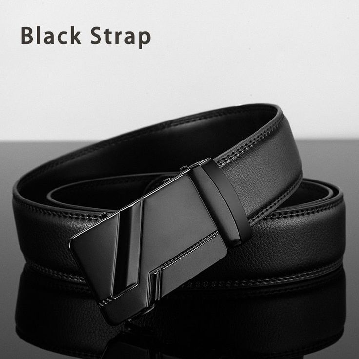 Men Leather Belt Metal Automatic Buckle Brand High Quality Luxury Belts for Men Famous Work Business Black Cowskin PU Strap - Bekro's ART Formal Belts For Men, Luxury Belts For Men, Formal Belts, Mens Business, Belts For Men, Belt For Men, Luxury Belts, Leather Belts Men, Men's Belt