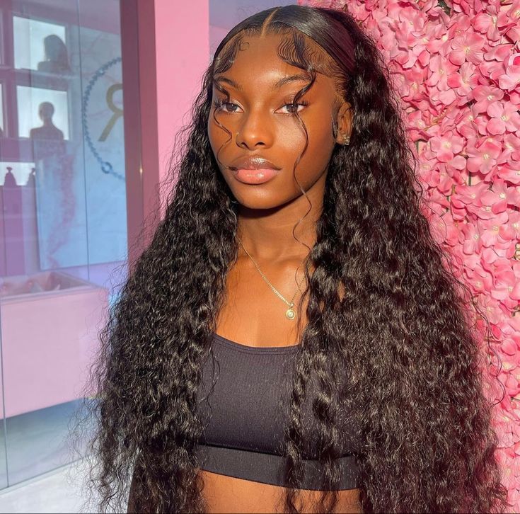 New Frontal Hairstyles, 22inch Curly Wig, Pretty Wig Hairstyles For Black Women, Curly Wig Hairstyles Black Women Curls, Half Up Half Down Wig Black Women Curly, Curly Black Lace Front Wig, Updo Deep Wave Wig, Baddie Curly Wig Hairstyles, Claw Clip Curly Wig