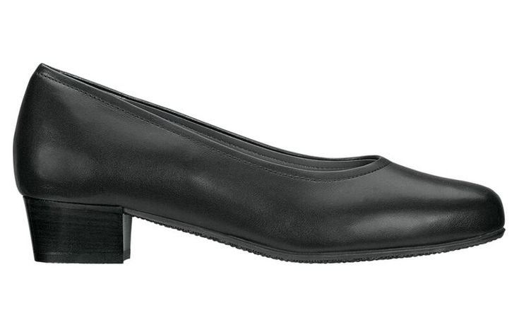 This classic women's pump is designed with a premium soft leather upper and lining. A removable cushioned footbed offers exquisite comfort. Extra padding in the heel prevents your foot from slipping, and versatile colors make this pump easy to fit into your wardrobe.
Heel Height: 1.375". This item features a removable footbed. Business Court Shoes With Removable Insole, Business Court Shoes With Low Heel And Removable Insole, Business Court Shoes With Removable Insole And Low Heel, Business Slip-on Court Shoes With Reinforced Heel, Classic Slip-on Court Shoes With Reinforced Heel, Slip-on Court Shoes With Removable Insole For Work, Classic Court Shoes With Padded Heel For Business, Formal Slip-on Court Shoes With Low Heel, Classic Business Court Shoes