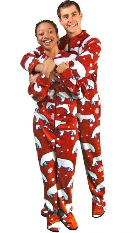 Polar Bear Print Red Polar Fleece Drop Seat Footie Pajamas Footy Pajamas, Pajamas For Teens, Christmas Pajama Party, Adult Onesie Pajamas, Polar Bear Print, Pajama Costume, Beyonce Outfits, Pajamas Christmas, Footed Pajamas