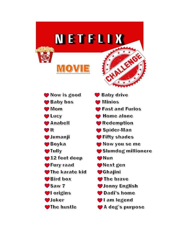 the netflix movie list for valentine's day is shown in red and white, with hearts