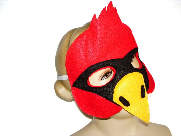 This CARDINAL mask is designed for everyday fun, great for dress up and pretend play, ideal gift, perfect for themed birthday parties, party favor and photo props. Up for sale two-layers, all stitched (no glue), high quality mask made of soft eco felt, held firmly in place with elastic, recommended for children 3 years old and up. *Please, convo if you need a package of 10 or more mask to receive a discount.* All Sales are final! Insurance is available upon request at the BUYER'S expense. For mo Novelty Mask For Masquerade Carnival, Fun Masks For Masquerade Carnival, Fun Masks For Masquerade And Carnival, Fun Masquerade Masks For Carnival, Novelty Masks For Carnival Costume Party, Themed Red Costume Accessories For Gift, Themed Red Costume Accessories As Gift, Red Themed Costume Accessories For Gifts, Red Themed Costume Accessories For Gift