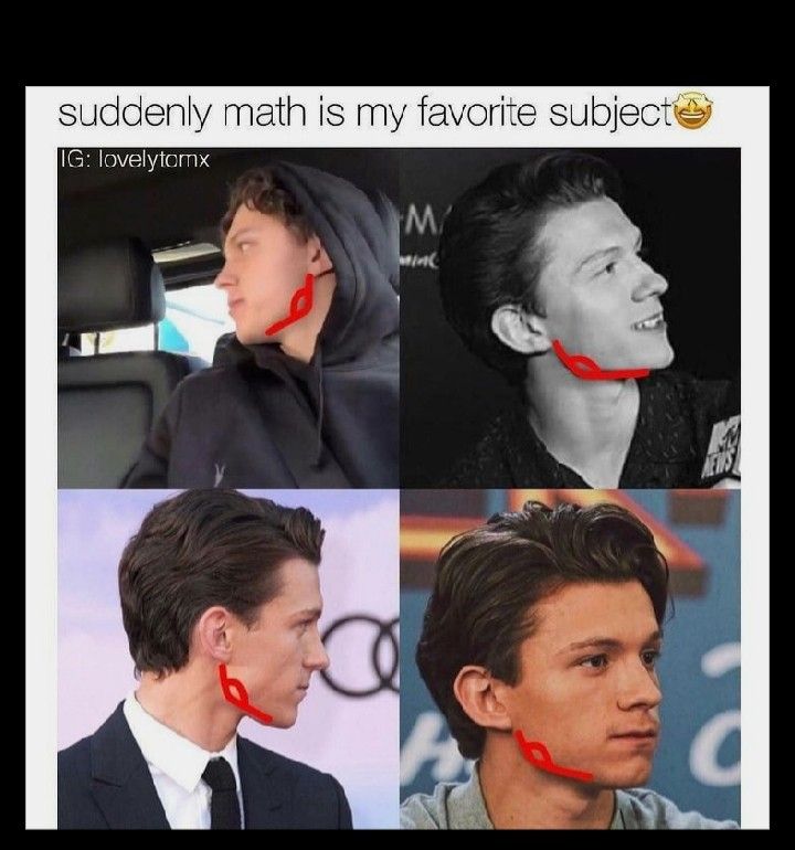 four different pictures of the same person with red tape around their mouth