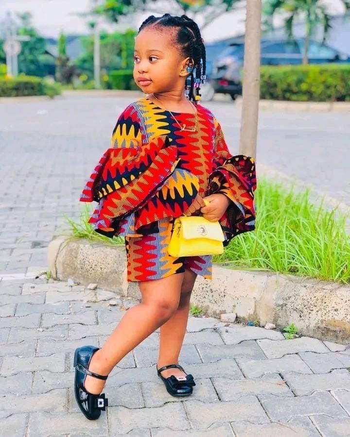 Ankara Styles For Children, Styles For Children, Baby African Clothes, Mode Batik, African Kids Clothes, Ankara Styles For Kids, Married Women, African Dresses For Kids