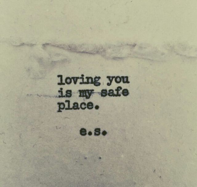 a piece of paper with the words loving you is my safe place