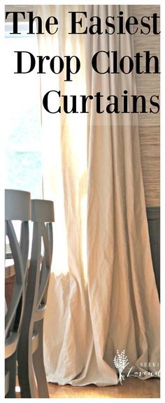 the fastest drop cloth curtains are easy to clean and keep them from getting drab