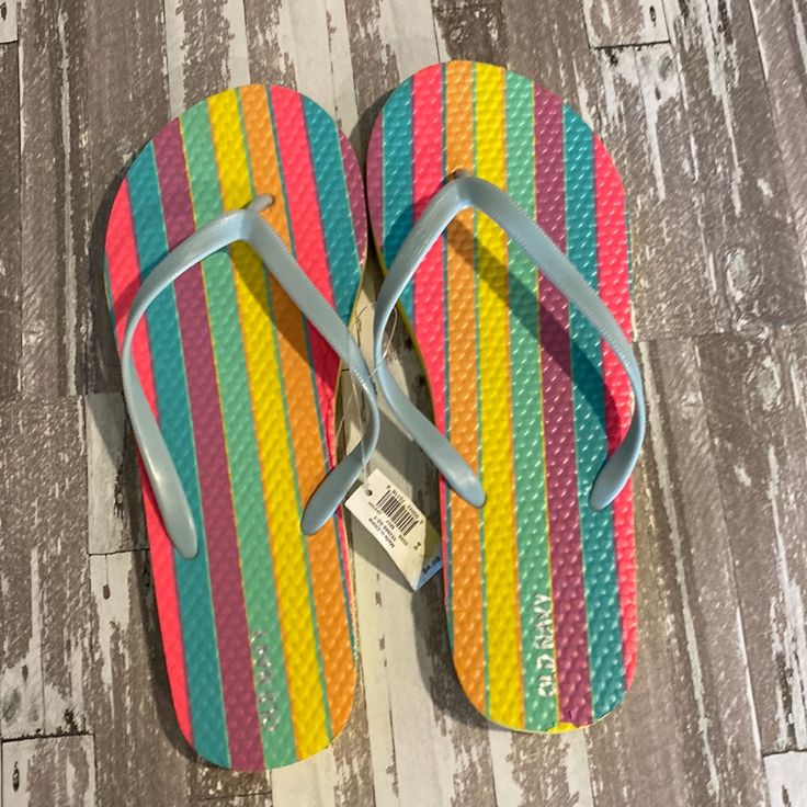 Sumer Colorful Sandals Multicolor Non-slip Slip-on Flip Flops, Fun Multicolor Beach Flip Flops, Fun Multicolor Flip Flops For Beach Season, Fun Synthetic Flip Flops For Spring, Fun Spring Synthetic Flip Flops, Fun Non-slip Flip Flops For Spring, Fun Spring Slip-on Flip Flops, Fun Slip-on Spring Flip Flops, Colorful Casual Beach Sandals