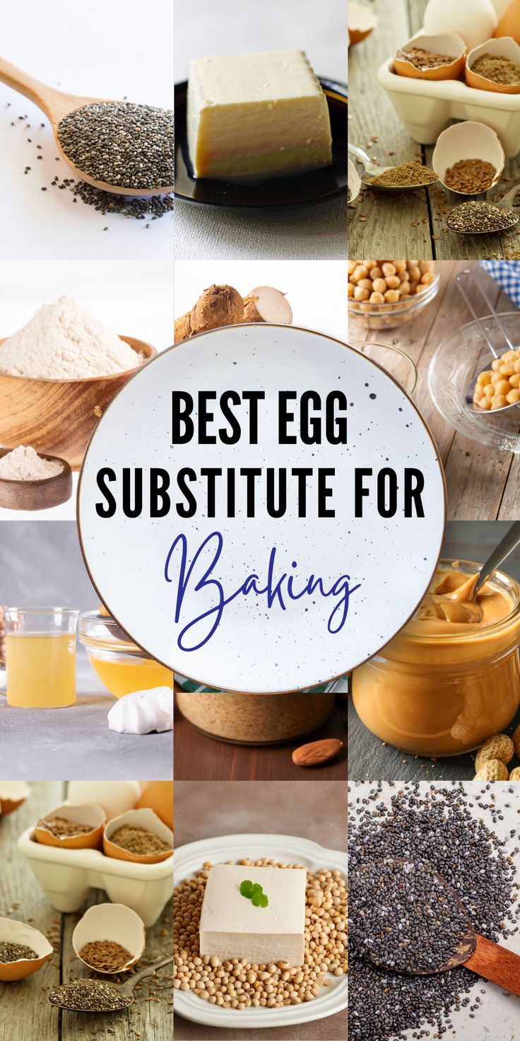 WHAT IS THE BEST EGG SUBSTITUTE FOR BAKING? Egg Substitute For Baking, Baking Replacements, Egg Replacement In Baking, Desserts Without Eggs, Baking Without Eggs, Egg Substitute In Baking, Egg Alternatives, Egg Substitute, No Egg Desserts