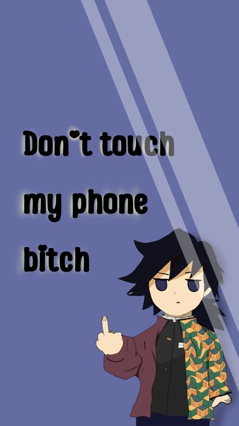 Dont My Phone Wallpapers, Giyu Tomioka Wallpaper Iphone, Giyu Phone Wallpaper, Anime Chibi Wallpaper Phone Wallpapers, Don't Touch My Wife's Phone Anime, Demon Slayer Wallpaper All Characters, Demon Slayer Dont Touch My Phone, Cute Wallpapers Dont Touch My Phone, Don T Touch My Phone Wallpaper