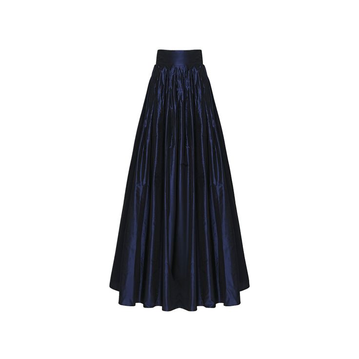 Carolina Herrera ball skirt finished with pleating High waist Side split pockets A-line silhouette Floor sweeping hem Hidden closure Silk Unlined Dry clean Made in USA from imported materials Flowy A-line Maxi Skirt With Pleated Waist, Evening A-line Skirt With Box Pleat, Pleated A-line Maxi Skirt For Evening, Silk A-line Pleated Skirt, Elegant Pleated Skirt For Evening, Pleated Flowy Draped Skirt For Party, Flowy Pleated Draped Skirt For Party, Pleated Draped Skirt With Flowy Fit For Party, Silk A-line Bottoms For Formal Occasions