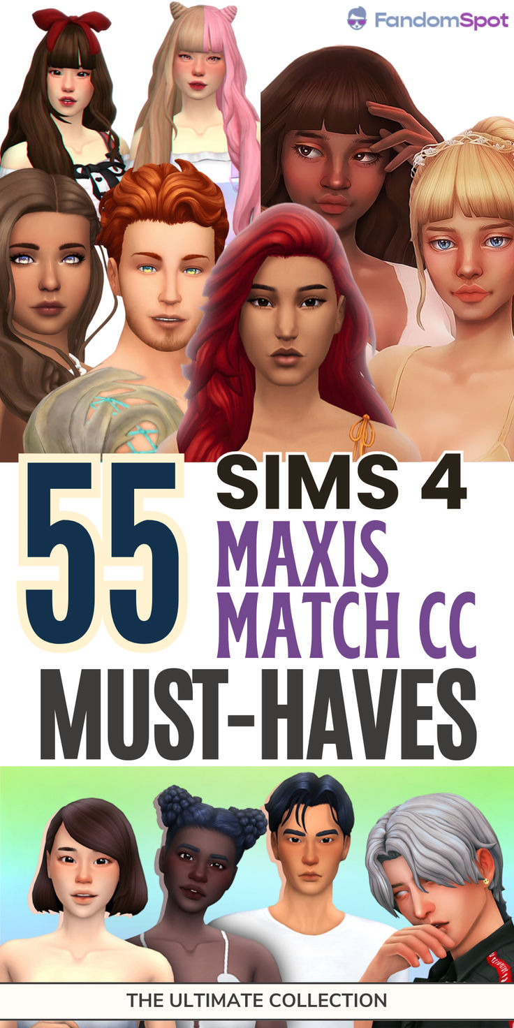 the front cover of an animated video game with many different avatars and hair colors