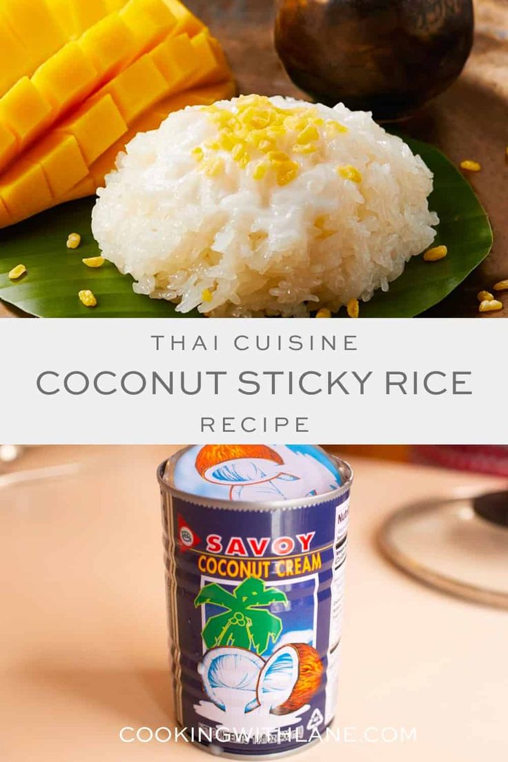 thai cuisine coconut sticky rice recipe