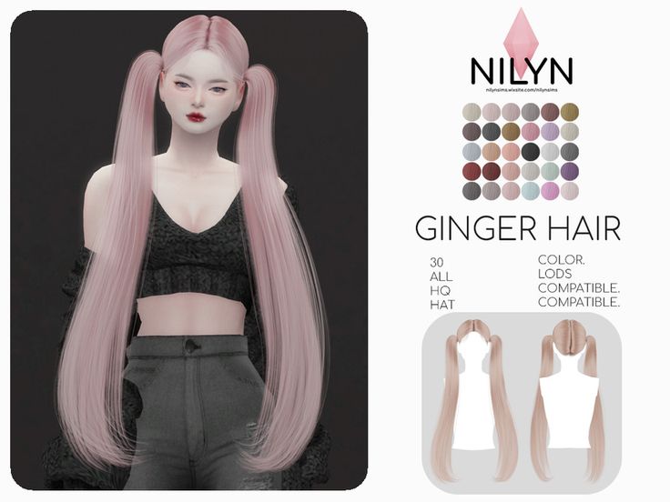 Ciara Hair, Lemon Hair, Pelo Sims, Sims 4 Game Mods, Sims 4 Expansions, Ginger Hair Color, Sims 4 Dresses, Sims Four, Ginger Girls