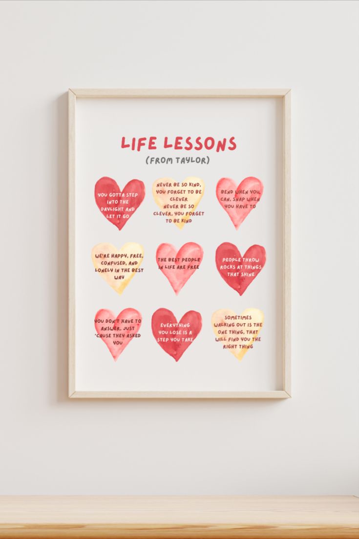 Life Lessons with Taylor Swift Lyrics | Life Advice, Taylor Swift Wall Art, Affirmations, Swiftie Gift, Print, Poster, Digital Download, Digital Art, Motivation, Taylor Swift Wall Art, Taylor Swift Print, Daily Affirmations Poster, Positive Affirmations, Growth Mindset Life Lessons Taylor Swift Lyrics, Taylor Swift Lessons, Taylor Swift Nursery Quotes, Taylor Swift Life Lessons, Life Lessons From Taylor Swift, Inspirational Taylor Swift Lyrics, Ipad Setup, Taylor Swift Lyric Quotes, Lavender Room