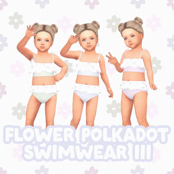 Bikinis Sims 4 Cc Girl, Sims 4 Child Swimwear, Sims 4 Toddler Swimsuit, Sims4 Swimwear, Sims 4 Cc Swim, Sims 4 Cc Swimwear, Toddlers Swimwear, Sims 4 Toddler Clothes, Pool Outfits