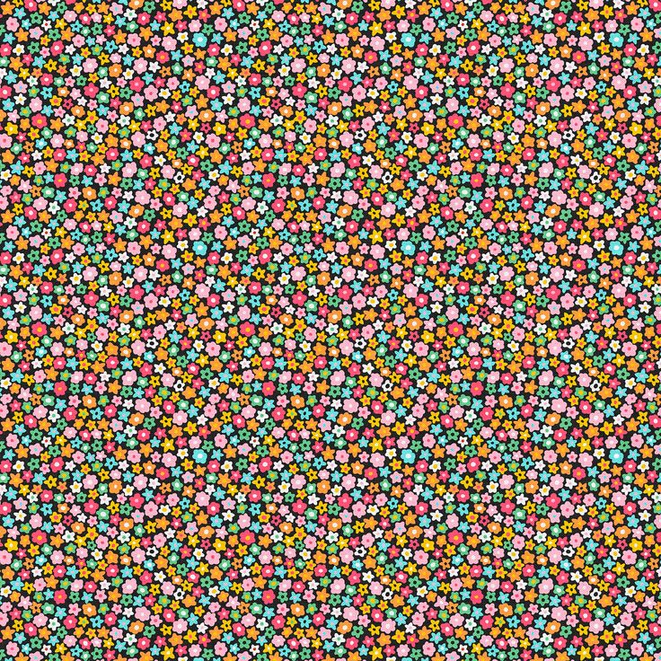 an image of colorful dots on black background