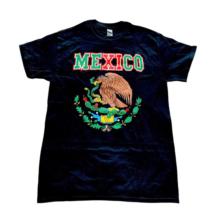 Men’s Mxico T-Shirt Size M Color: Black Material: Hard Cotton Black Graphic T-shirt For Cinco De Mayo, Black Cinco De Mayo Graphic T-shirt, Black Crew Neck T-shirt For Cinco De Mayo, Cinco De Mayo Black Graphic T-shirt, Casual Cinco De Mayo Graphic T-shirt, Cinco De Mayo Graphic Cotton T-shirt, Cinco De Mayo Graphic Print T-shirt, Cinco De Mayo Graphic Tee With Short Sleeves, Cinco De Mayo Graphic T-shirt