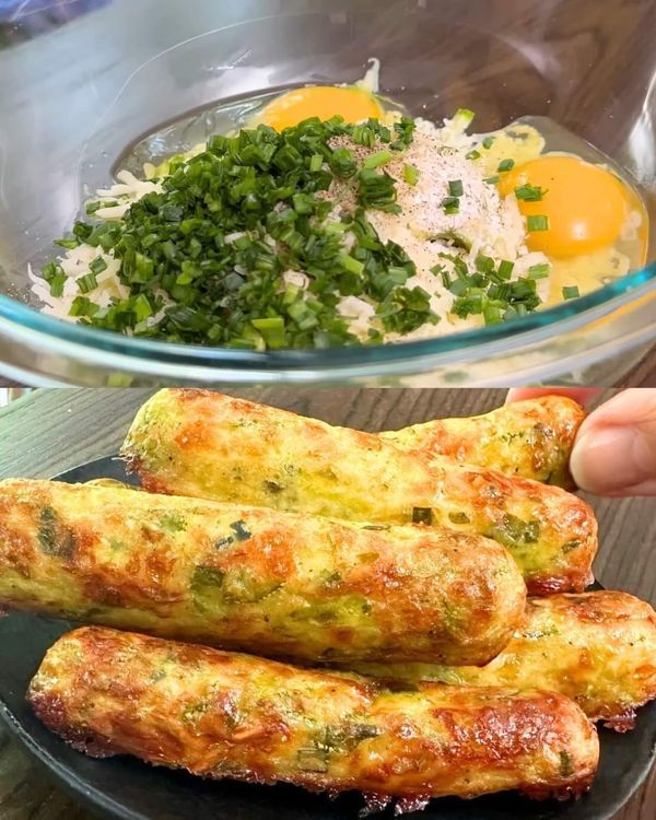 someone is holding up some food in front of a bowl full of rice and vegetables