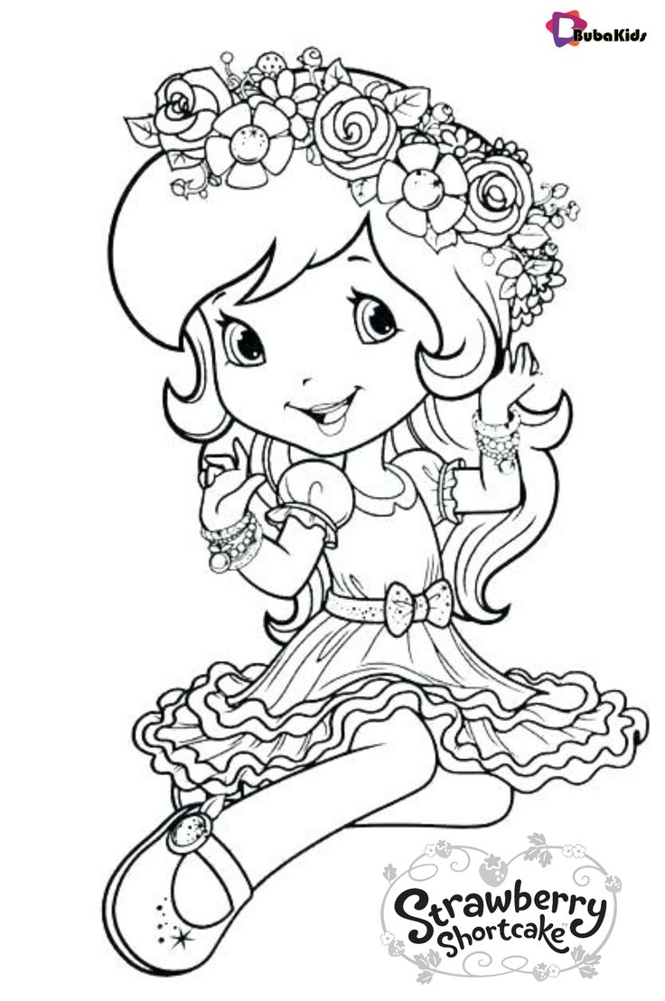 Strawberry Shortcake Coloring Pages, Fargelegging For Barn, Precious Moments Coloring Pages, صفحات التلوين, Princess Coloring Pages, Princess Coloring, Coloring Pages For Girls, Cartoon Coloring Pages, Urban Sketchers