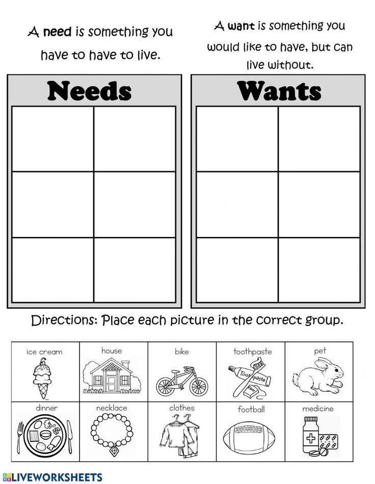 a worksheet with words and pictures on it