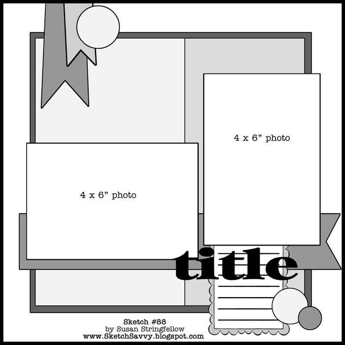 the layout for a photobook with an arrow