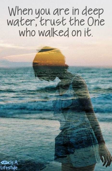 a woman standing on top of a beach next to the ocean with a quote above her