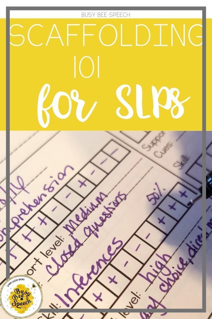 Slp Cheat Sheet, Snf Slp Activities, Slp Documentation, Scaffolding Learning, Construction Scaffolding, Slp Organization, Speech Therapy Tools, Early Intervention Speech Therapy, Language Disorders