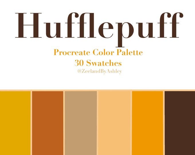 the color palette is brown, yellow and orange with words that say'fluff puff '