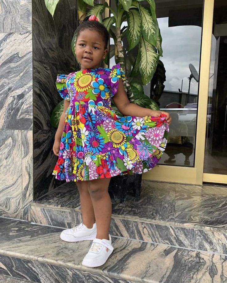 Ankara Kids Dress Styles, Ankara Baby Girl Dress, Ankara For Kids Girls Dresses, Ankara Dresses For Kids, Ankara Dress Styles For Children, Ankara Dress For Kids, Kids Ankara Styles, Baby African Clothes, African Kids Clothes