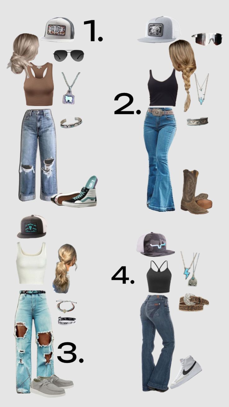 Country Girl Style Outfits, Country Summer Outfits, Country Outfits Women, Country Jeans, Cute Cowgirl Outfits, Casual Country Outfits, Southern Outfits, Country Style Outfits, Western Wear Outfits